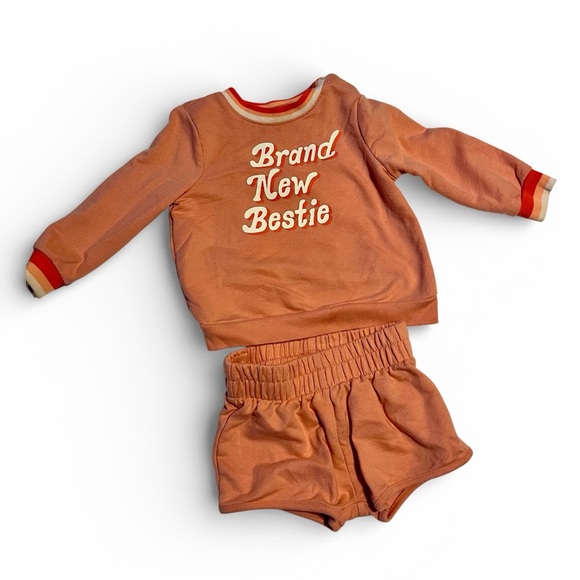 Cat & Jack Other - Cat & Jack Orange Kids Matching Set Size 12 Months
